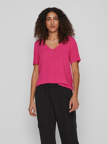 Camicia da donna 'PAYA' di VILA in rosa: frontale