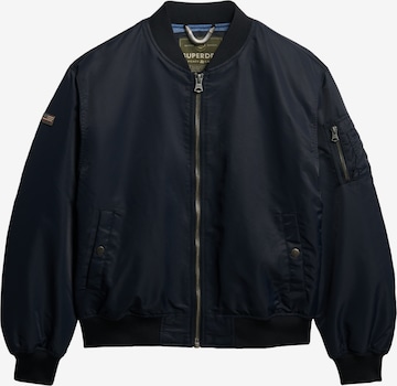 Superdry Between-Season Jacket 'Ma1' in Blue: front