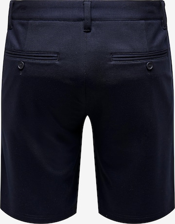 Only & Sons Normální Chino kalhoty 'Mark' – modrá