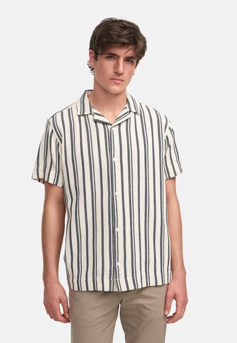 Fit confort Chemise 'Eager' Kronstadt en bleu : devant