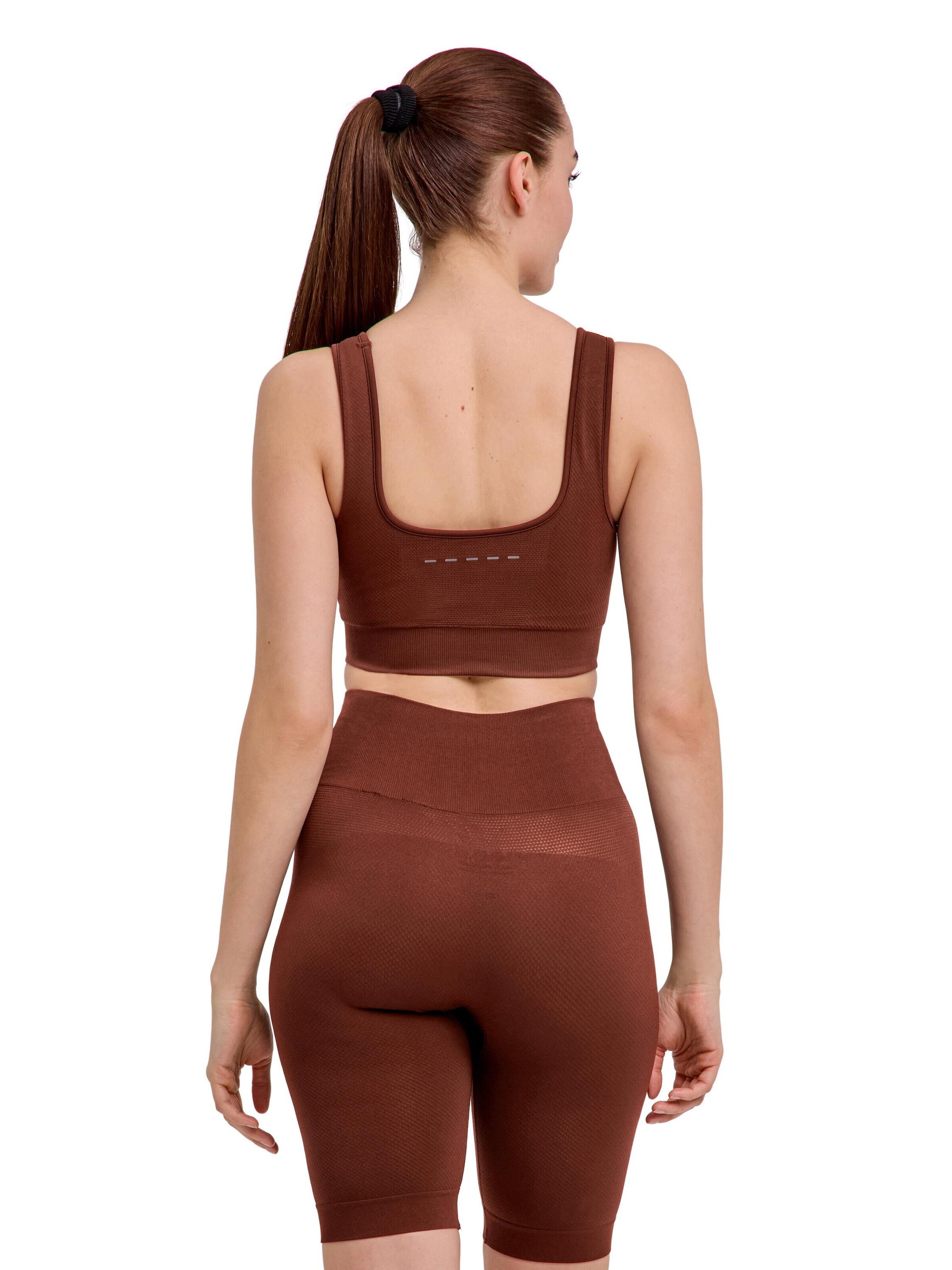 FALKE Bralette Sports Bra in Brown
