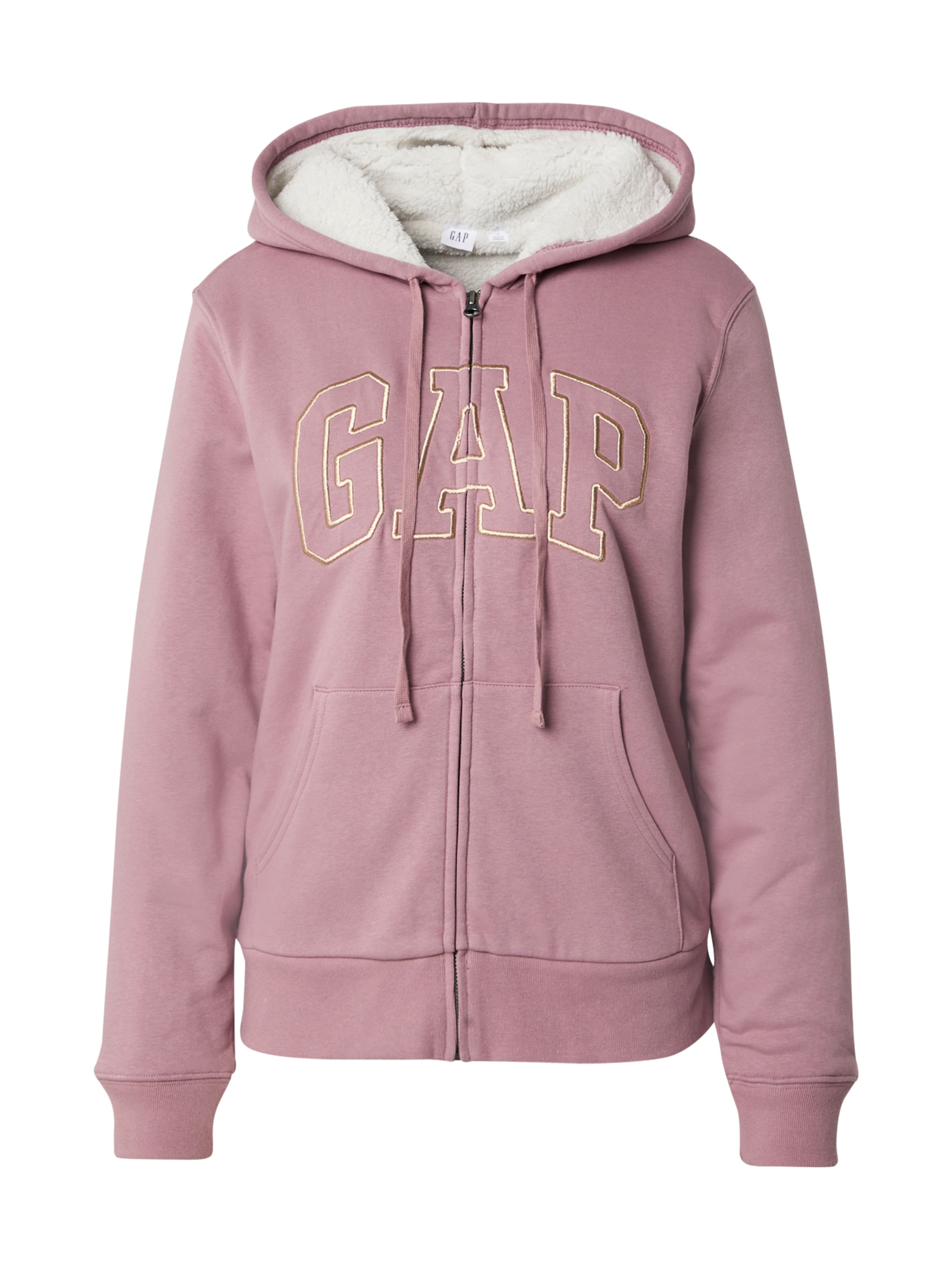 GAP - Sudadera con cremallera 'HERITAGE' en lila: frente