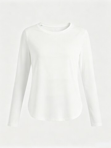 G4Free Shirt 'G4Free Damen Langarmshirt UPF 50+ Sonnenschutz, Atmungsaktiv & Schnelltrocknend, Sportshirt mit Seitenschlitzen' in White: front