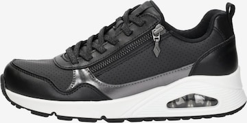 Baskets basses 'Uno - Metallic Sliders' SKECHERS en noir : devant