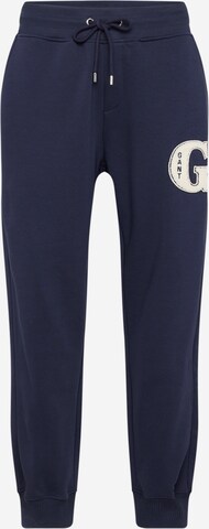 GANT - Tapered Calças 'GRAPHIC' em azul: frente