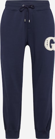 GANT Tapered Pants 'GRAPHIC' in Blue: front