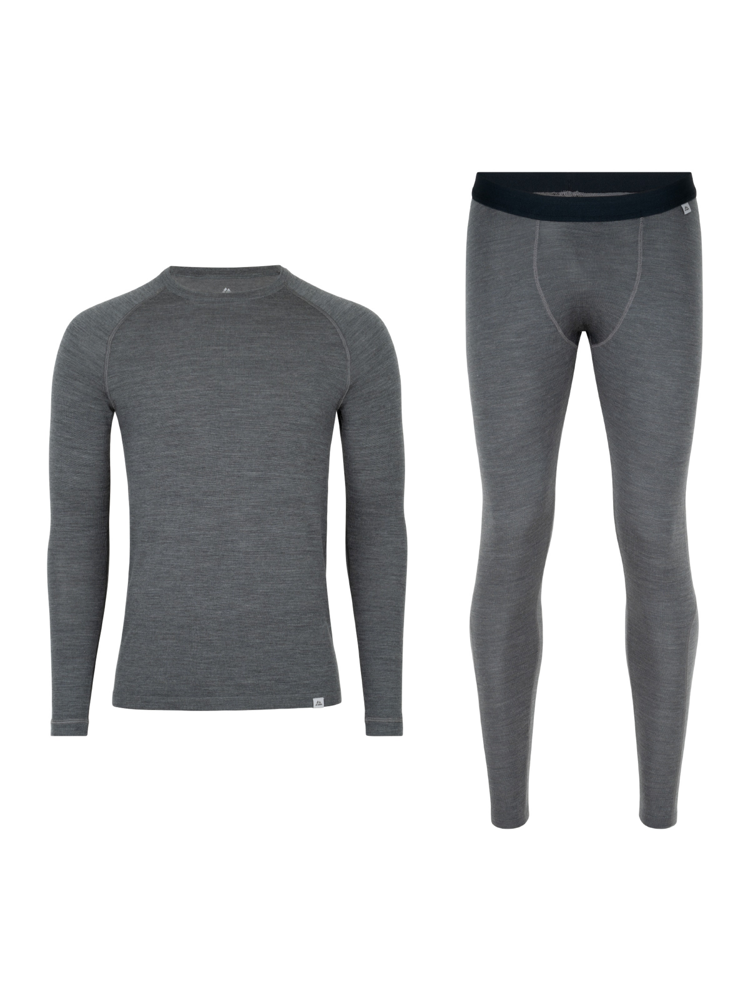 DANISH ENDURANCE Base layer 'Merino' in Grey: front