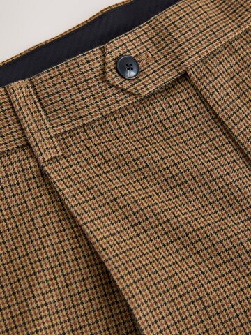 Next Slim fit Trousers with creases in Brown