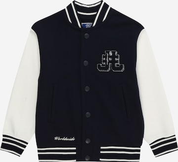 Veste mi-saison 'COLE' Jack & Jones Junior en bleu : devant