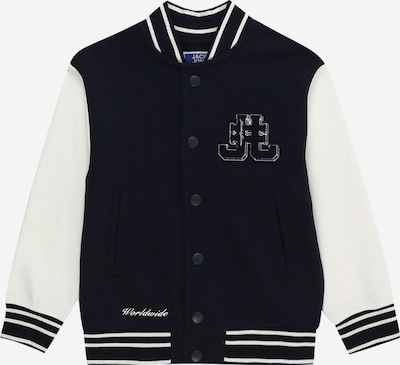 Jack & Jones Junior Tussenjas 'COLE' in de kleur Navy / Wit, Productweergave