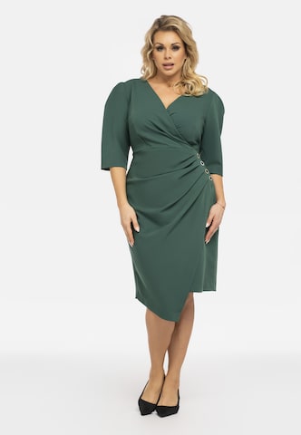 Karko Cocktail Dress 'Alena' in Green: front