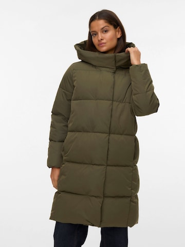 VERO MODA Vinterfrakke 'STELLA ' i grøn: forside