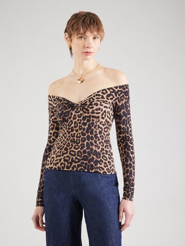ABOUT YOU Shirt 'Emma' in Brown: front
