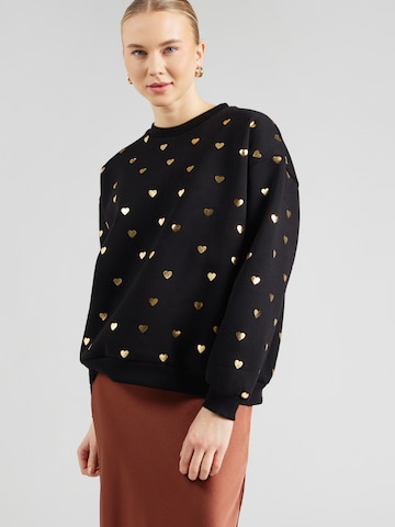 Felpa 'Silene' di ABOUT YOU in nero: frontale