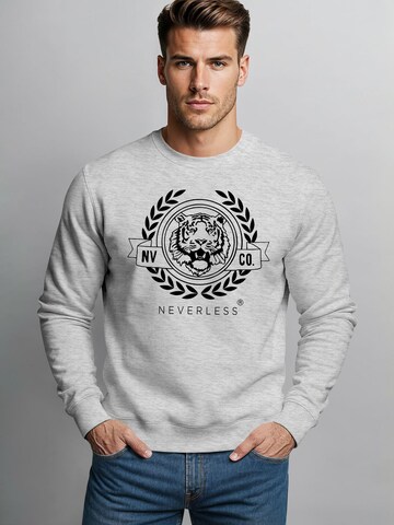 Neverless Sweatshirt 'Old School' in Grey