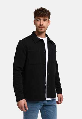 Coupe regular Chemise 'Rhomon' INDICODE JEANS en noir