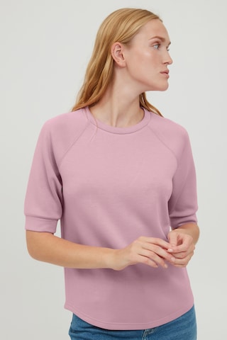 b.young Sweatshirt 'BYPUSTI' in Roze: voorkant