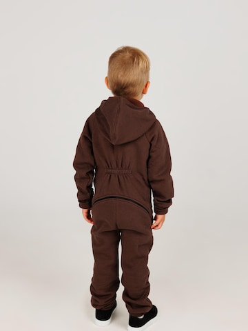 MANUL Overall 'Brownie by MANUL - Basic BackZip' in Braun