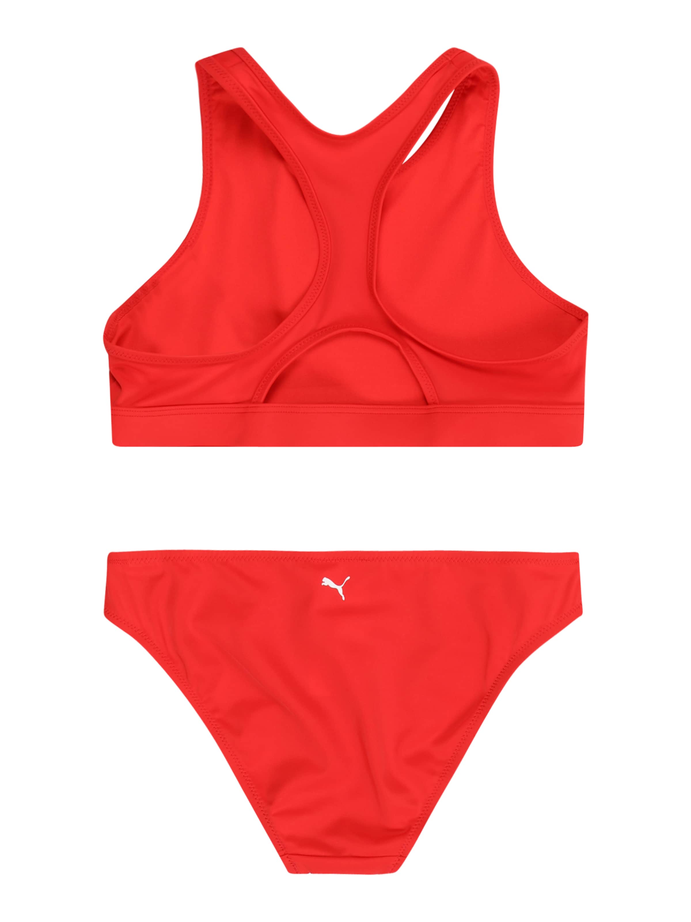Bustieră Costum de baie două piese de la PUMA pe roșu