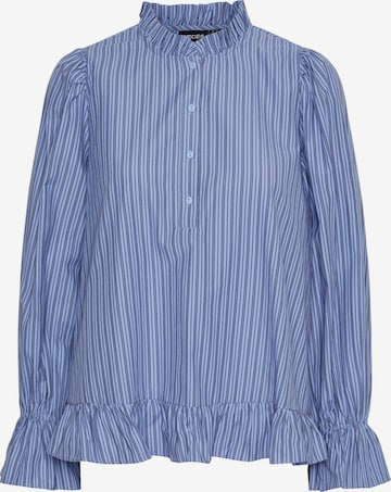 Camicia da donna 'ASSRA' di PIECES in blu: frontale