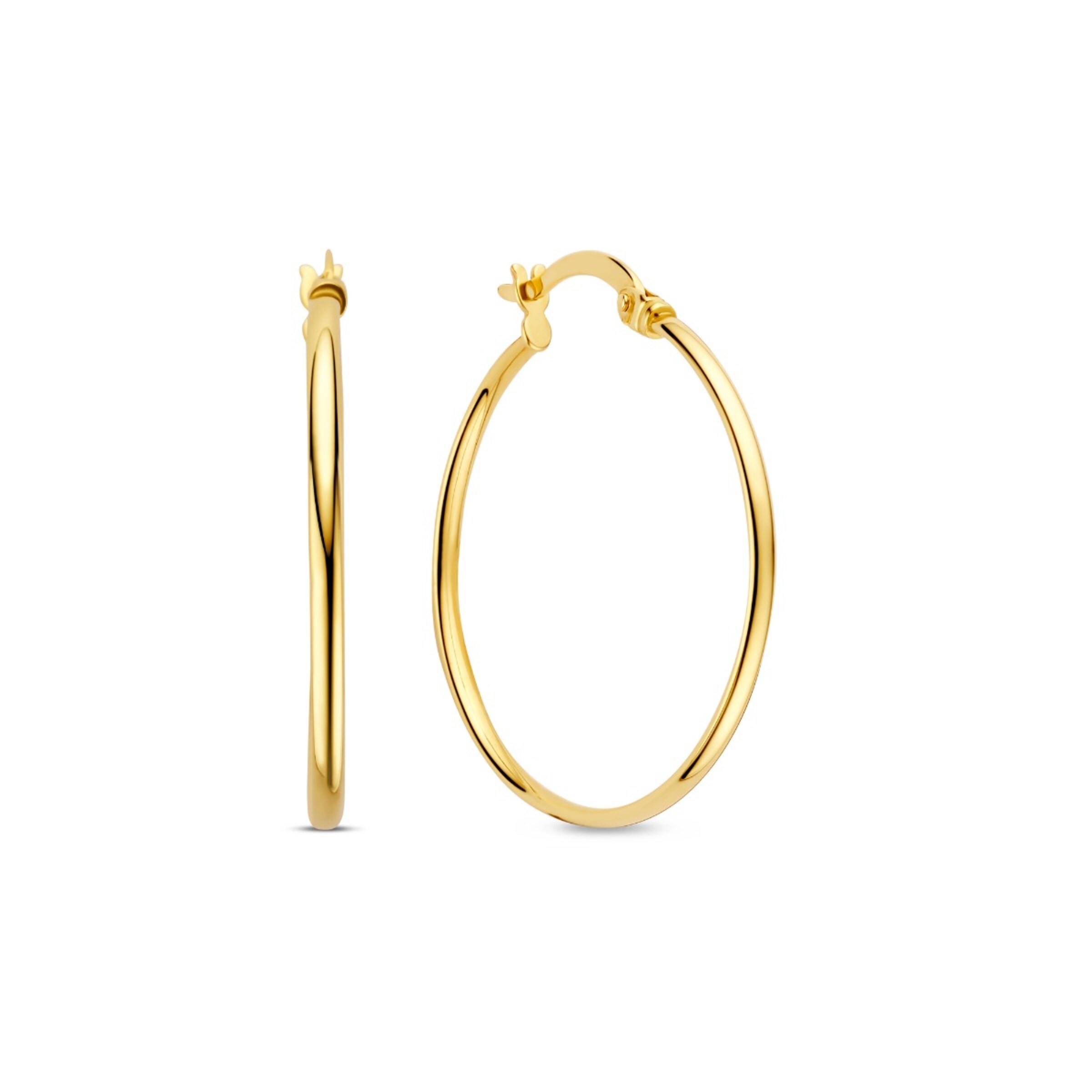 Beloro Jewels Ohrringe in Gold: Vorderseite