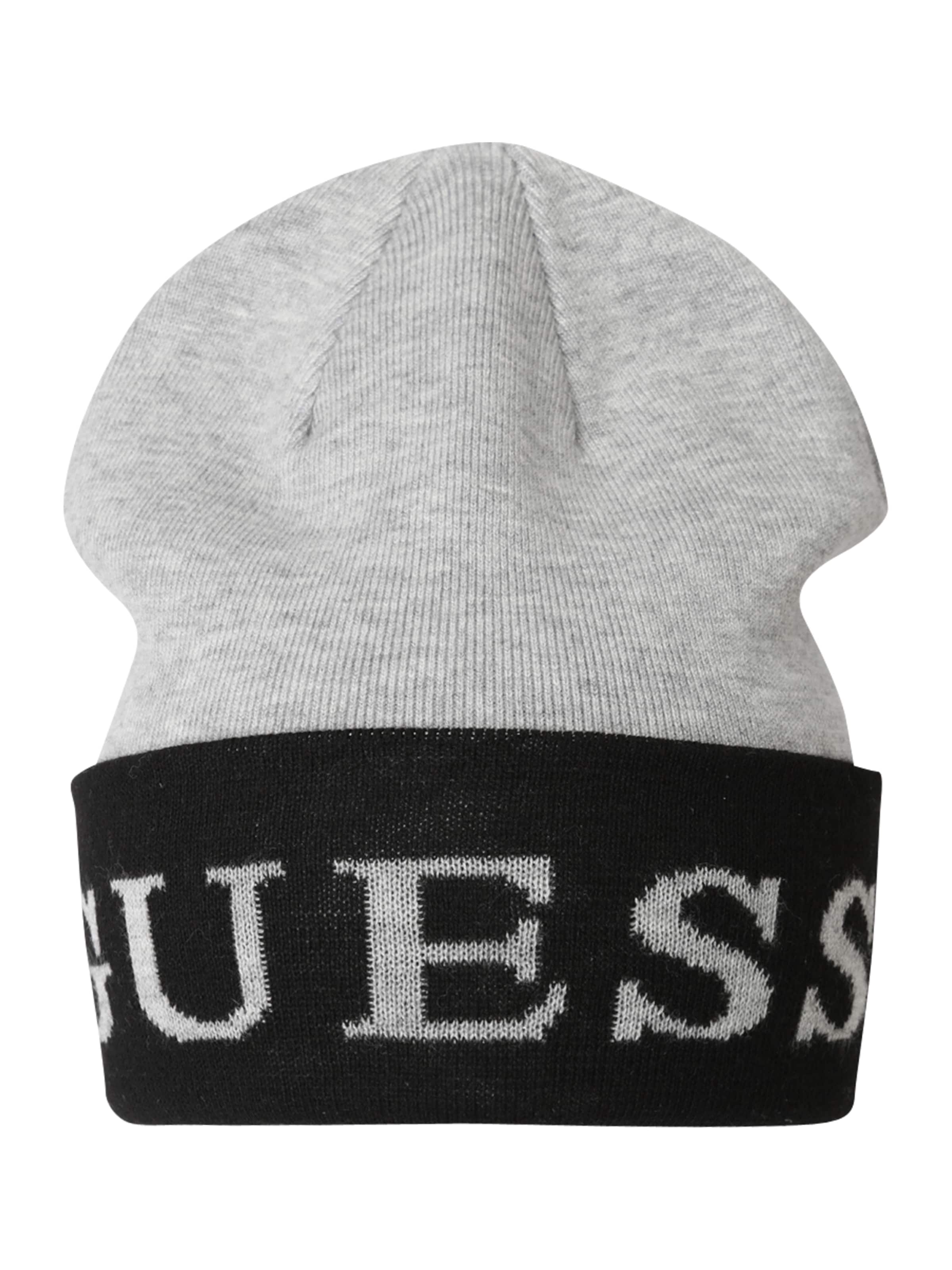Bonnet 'LOGO BEANIE' GUESS en gris