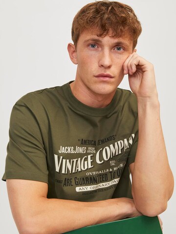 JACK & JONES Μπλουζάκι 'MICK' σε πράσινο