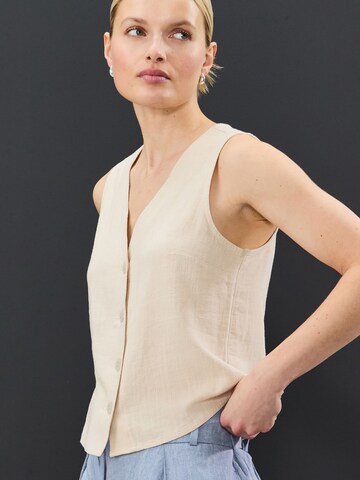 Gilet da completo di Next in beige