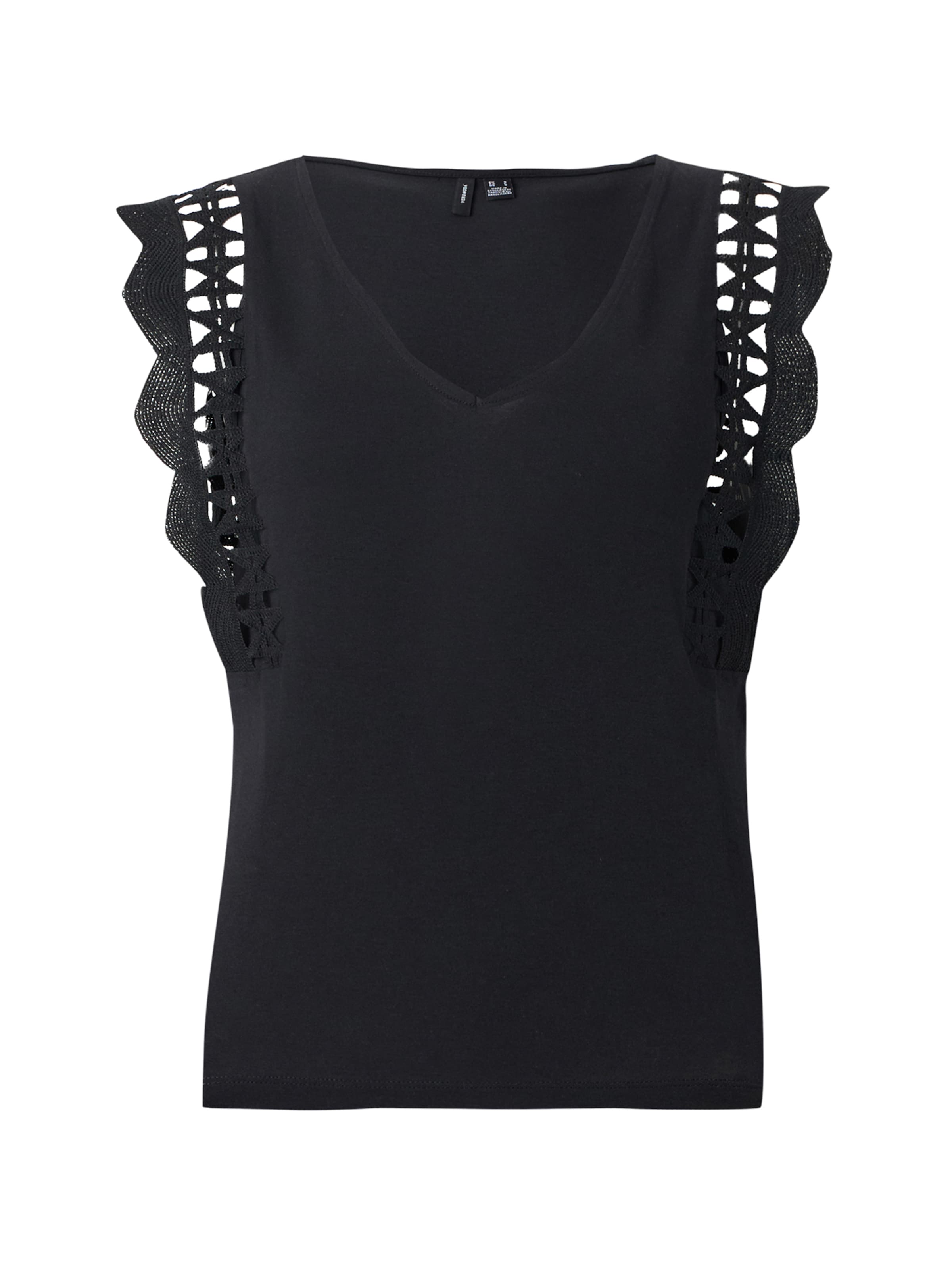VERO MODA Top 'VMGABBY' in Zwart: voorkant