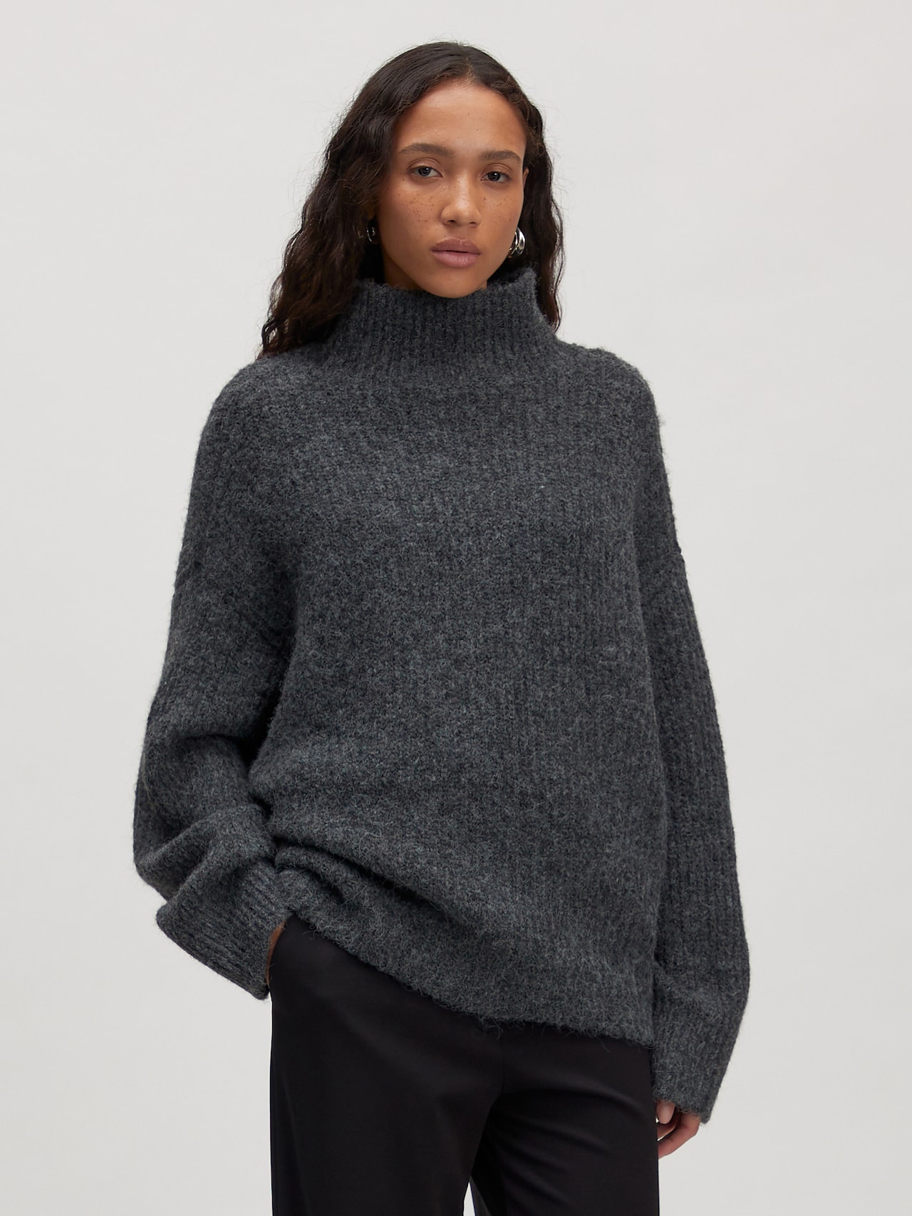 EDITED Pullover 'Beth' grigio sfumato