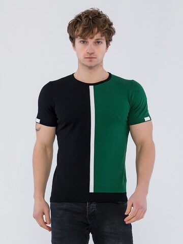 T-Shirt 'Jaxson' Felix Hardy en noir : devant