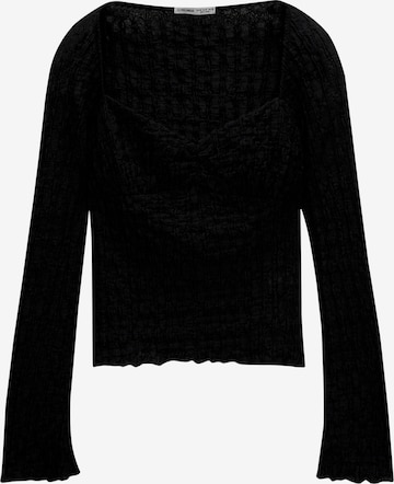 Pull&BearMajica - crna boja: prednji dio