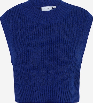 Vila Petite Sweater 'Minna' in Blue: front