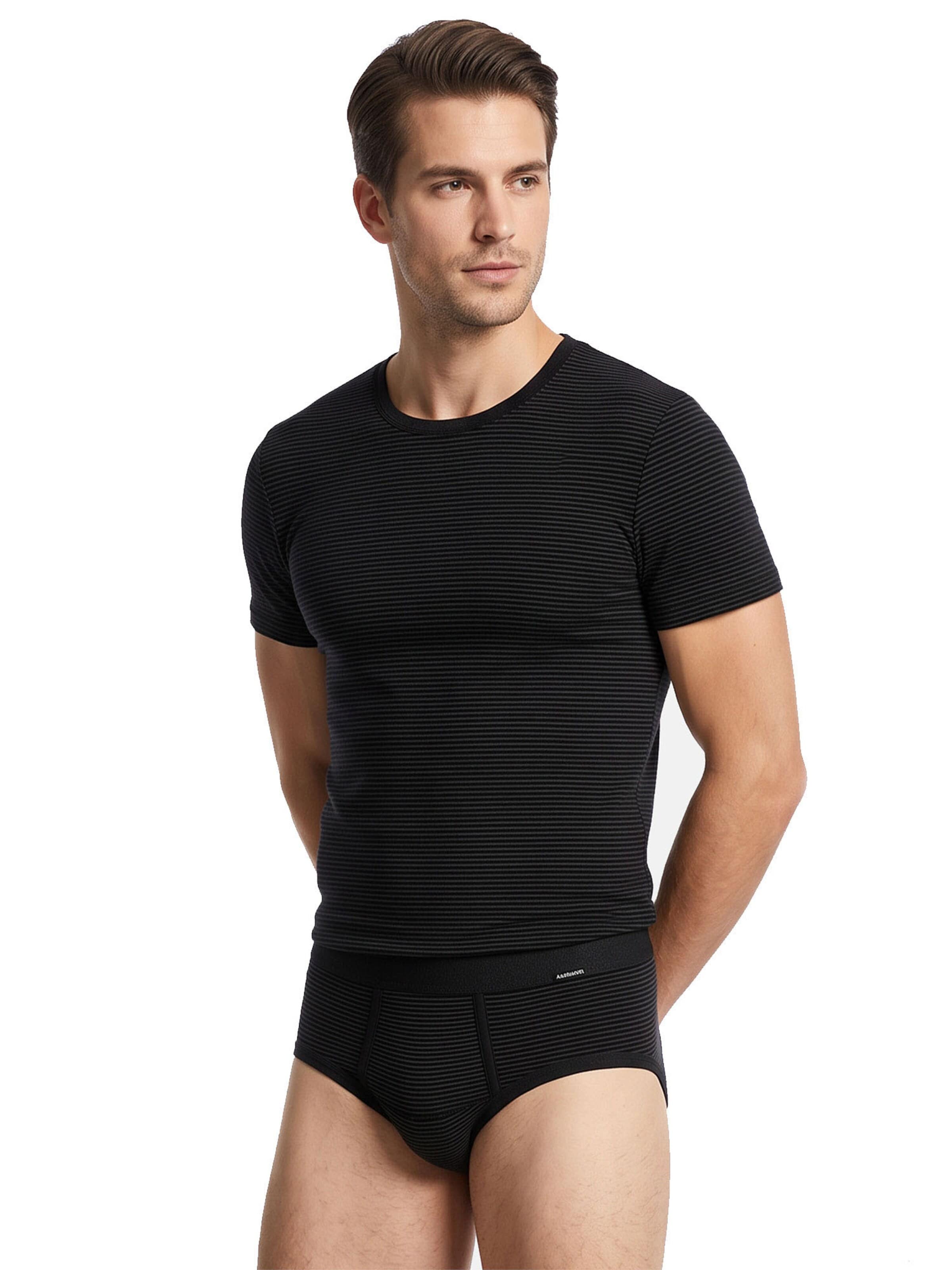 Ammann Panty 'Jeans Feinripp' in Grey