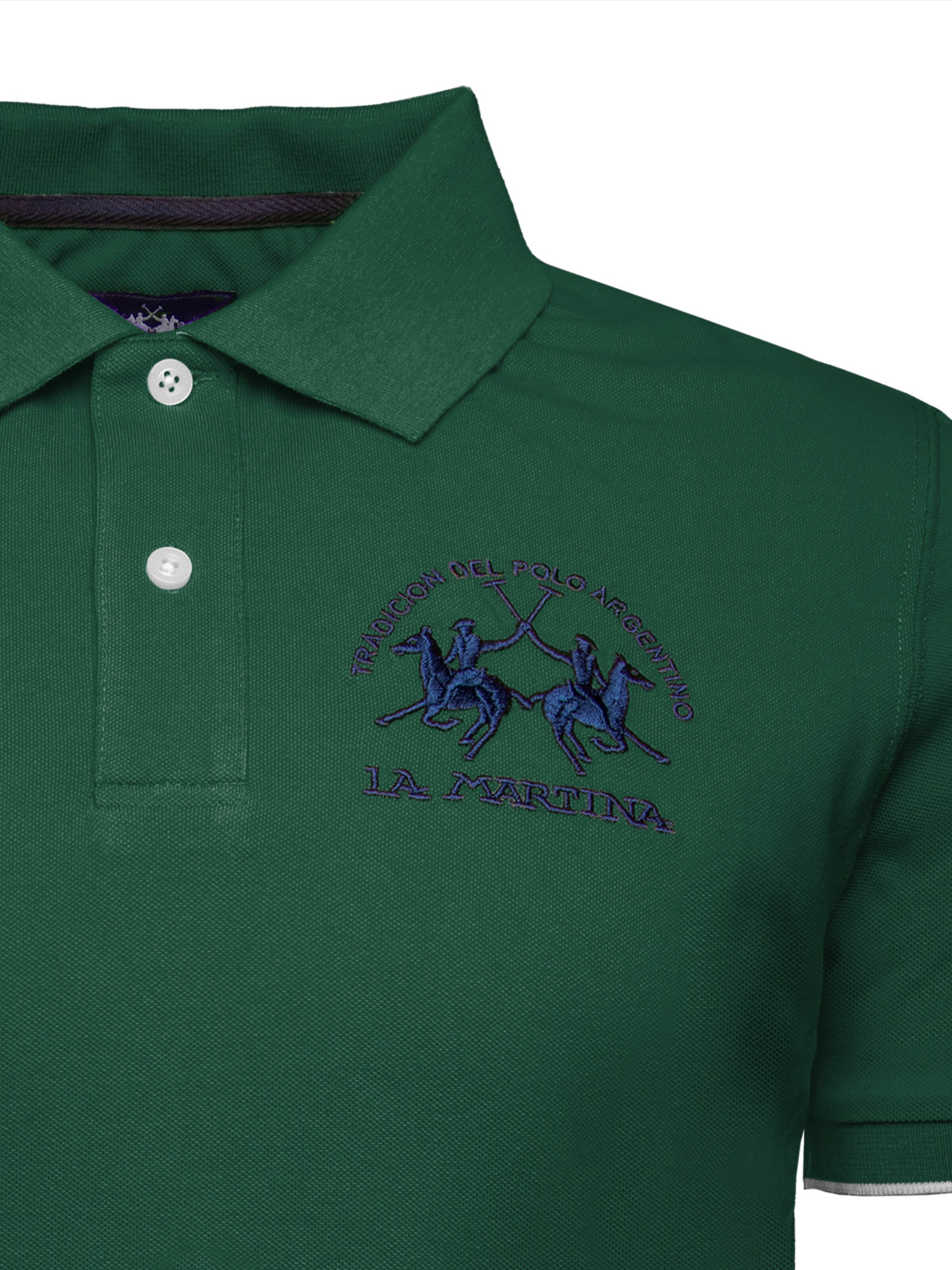 La Martina Shirt 'MAP001' in Green