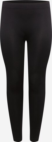 Zizzi Skinny Leggings in Black: front