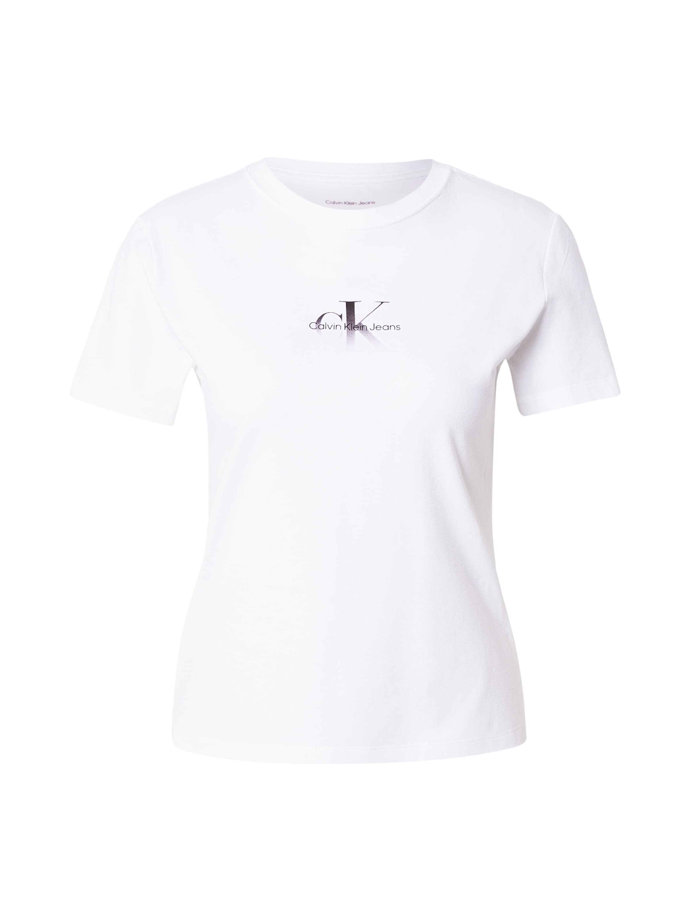 Calvin Klein Jeans Μπλουζάκι σε λευκό: μπροστά