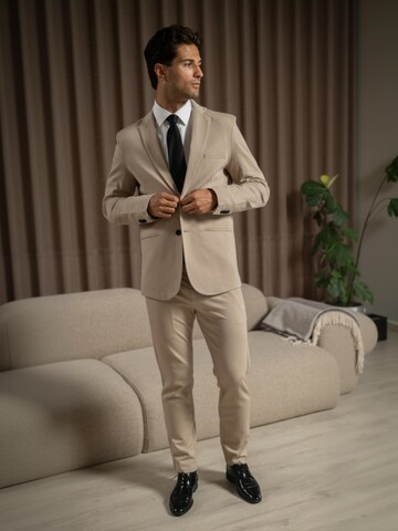 TEESHOPPEN Regular Trousers ' Performance ' in Beige: front