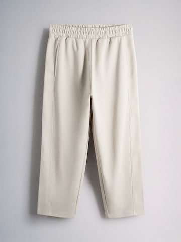 bēšs The Set Platas staras Bikses