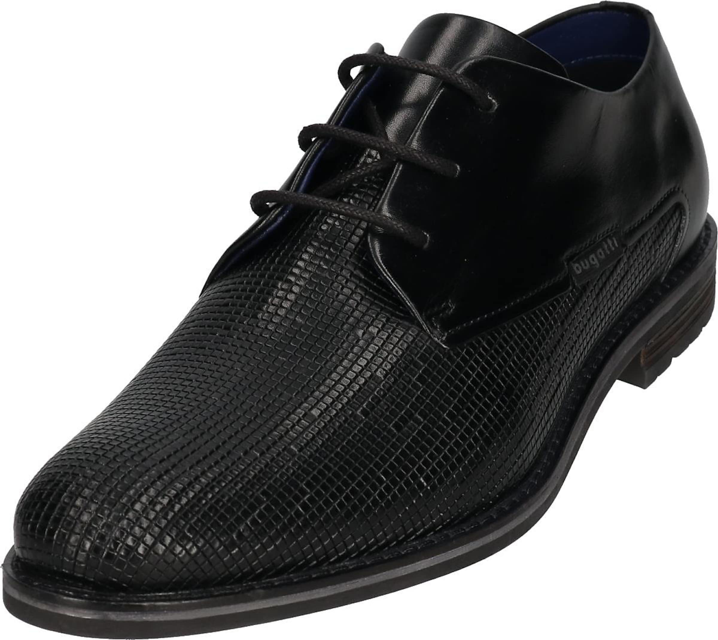 bugatti Lace-up shoe 'Zanerio' in Black: front
