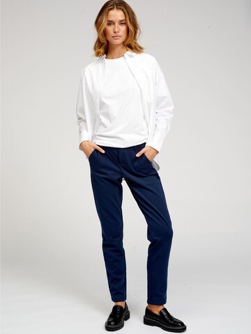 TeeShoppen Slimfit Hose in Blau