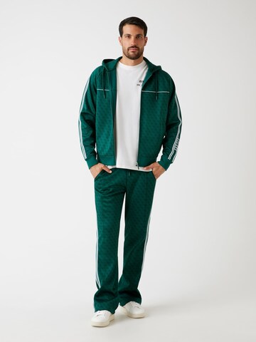 GUESS Zip-Up Hoodie in Green