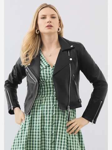 Giacca di mezza stagione ' Jasmine Biker ' di Bolongaro Trevor in nero: frontale