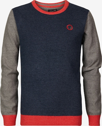 Petrol Industries Sweater in Blue: front