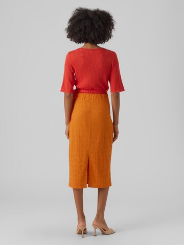 VERO MODA Skirt 'Eya' in Orange