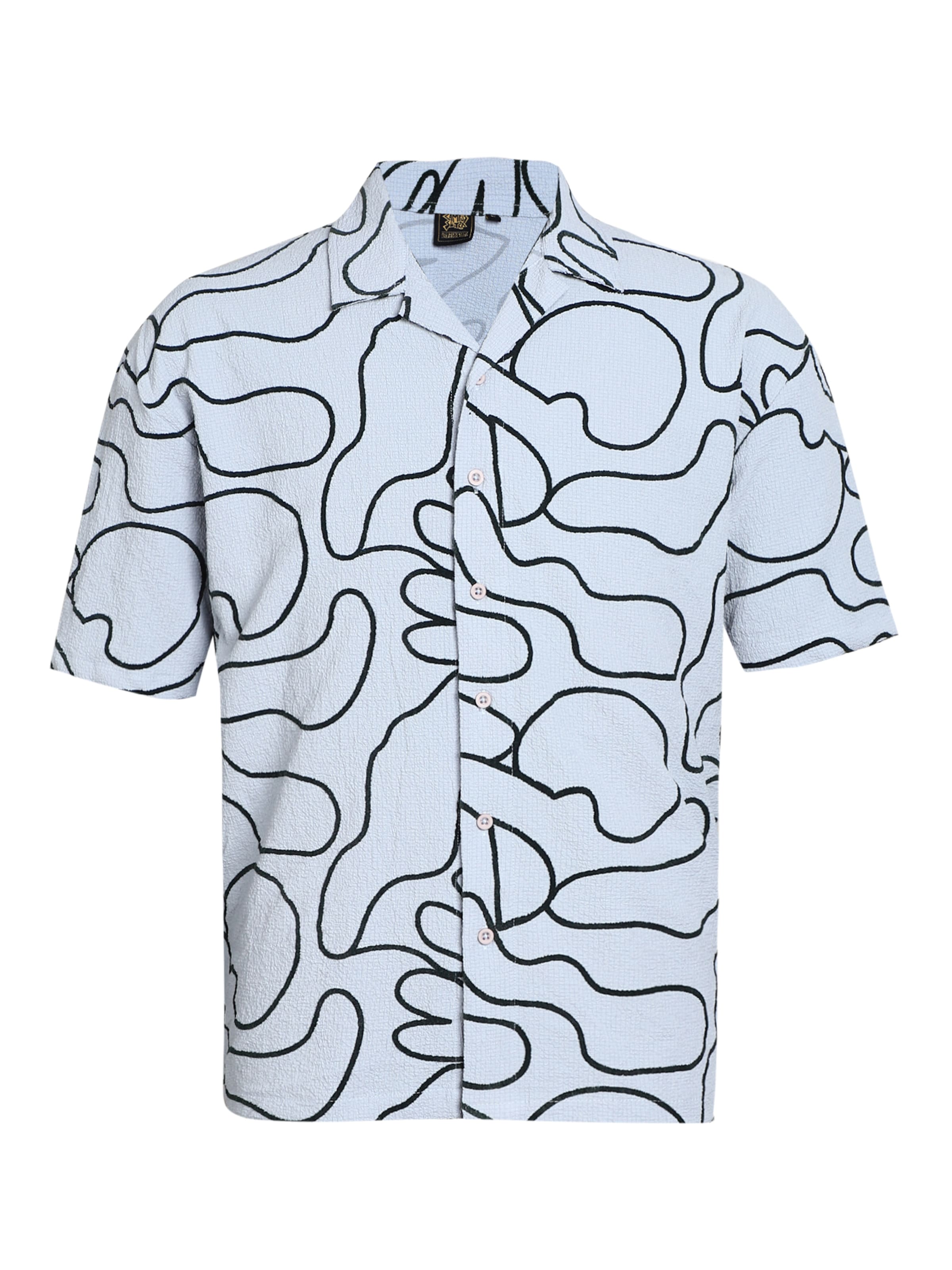 Comfort Fit Cămașă ' Totty ' de la Campus Sutra pe gri: față