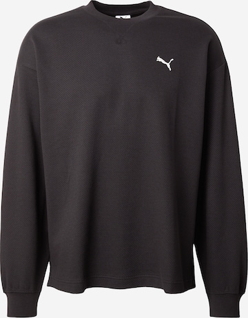 PUMA Sportovní mikina 'ESS ELEVATED' – černá: přední strana