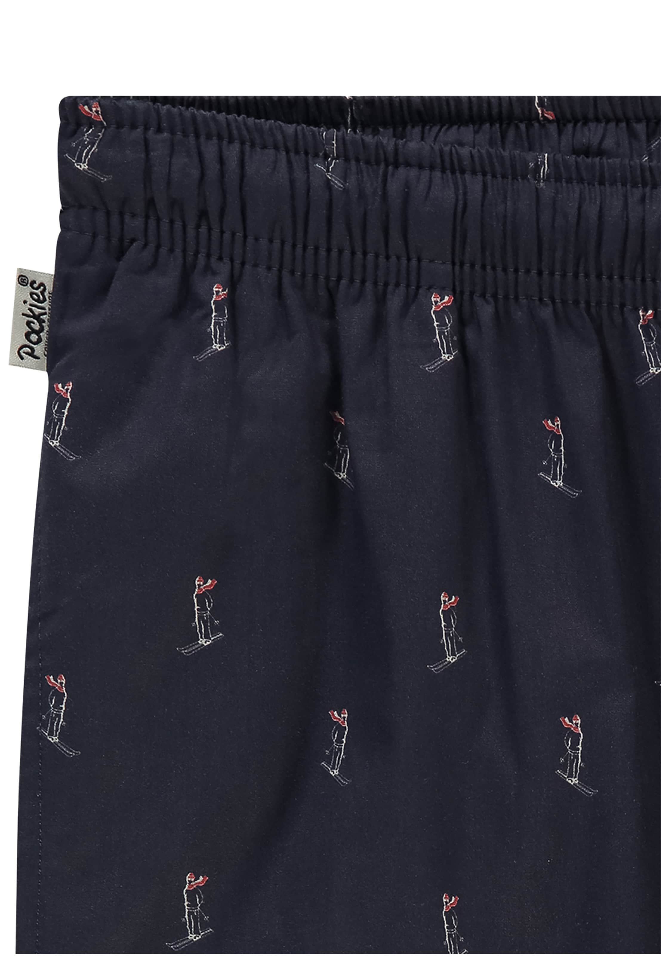 Pantalon de pyjama 'Ski Man' Pockies en bleu