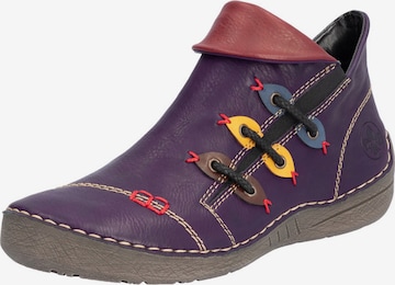 Rieker Ankle boots in Purple: front