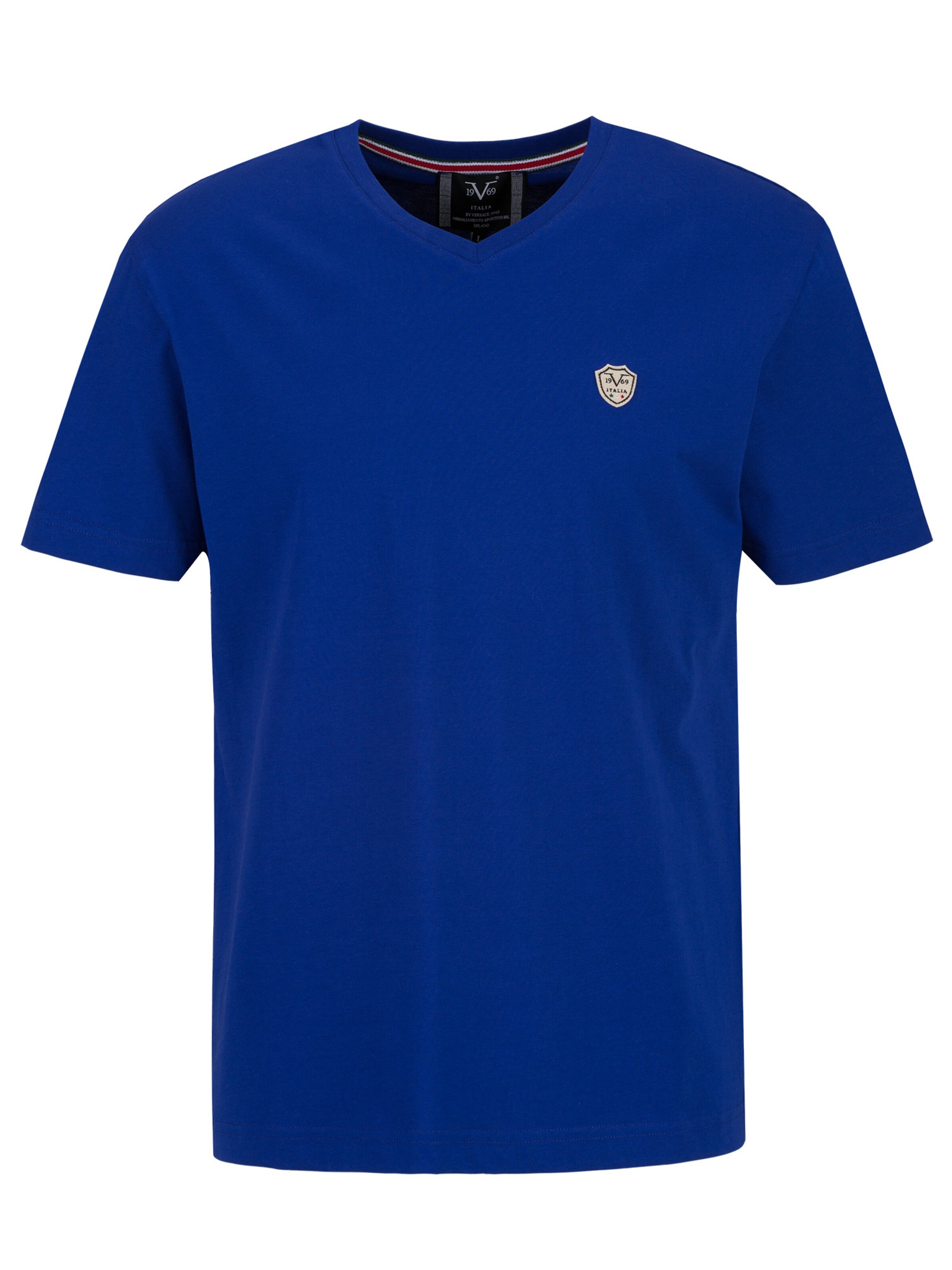 19V69 ITALIA Tričko 'Toni' - Modrá: predná strana